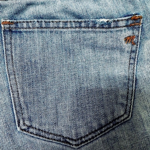 Madewell Women's Boyshorts Shorts Destroyed Rip & Repair Edition Size 27 - Picture 12 of 14